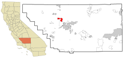 Kern County California Incorporated and Unincorporated areas Shafter Highlighted